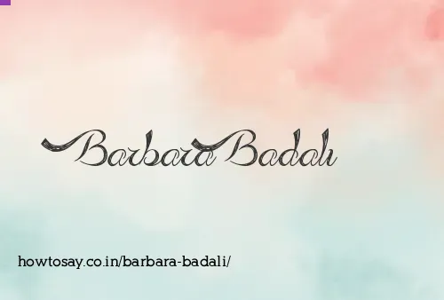 Barbara Badali