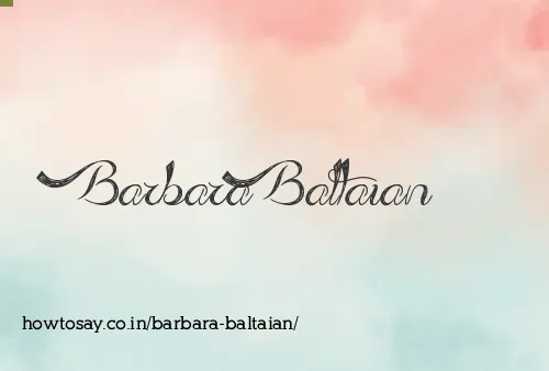 Barbara Baltaian