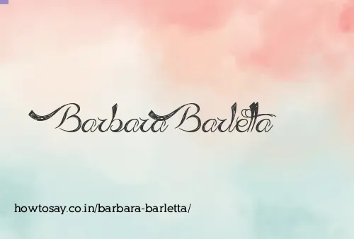 Barbara Barletta
