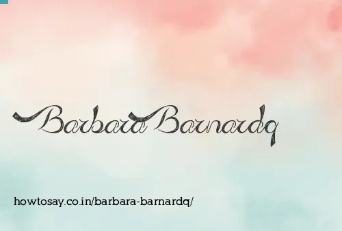 Barbara Barnardq