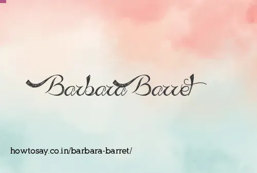 Barbara Barret