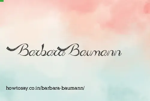 Barbara Baumann