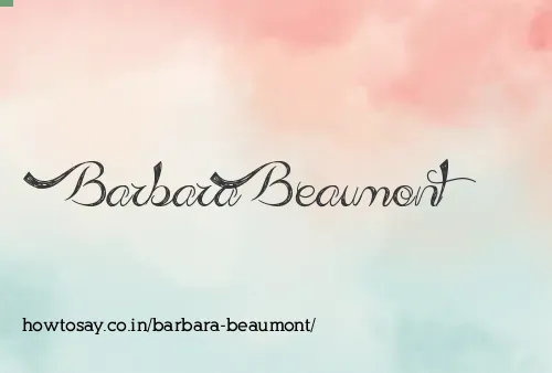 Barbara Beaumont