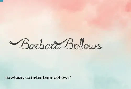 Barbara Bellows