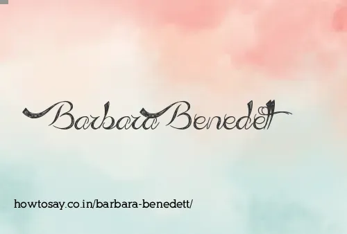 Barbara Benedett