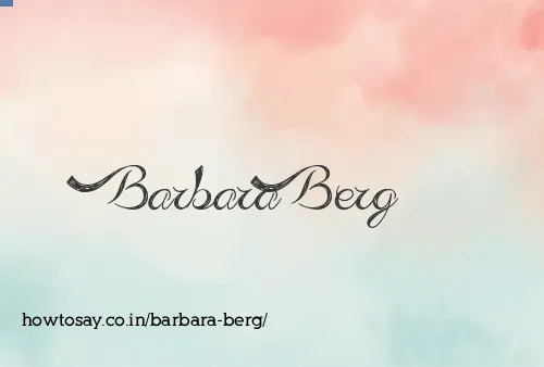 Barbara Berg