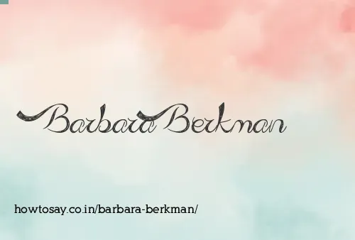 Barbara Berkman