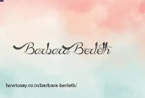 Barbara Berleth