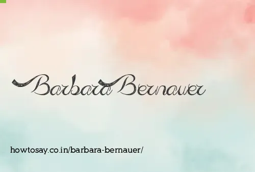 Barbara Bernauer