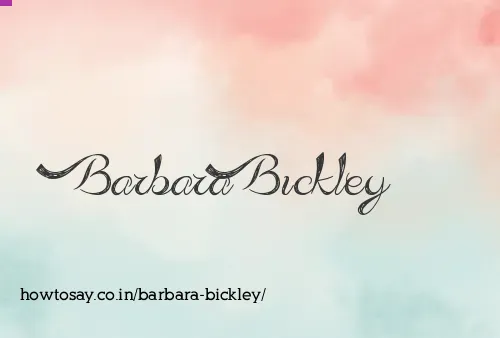 Barbara Bickley