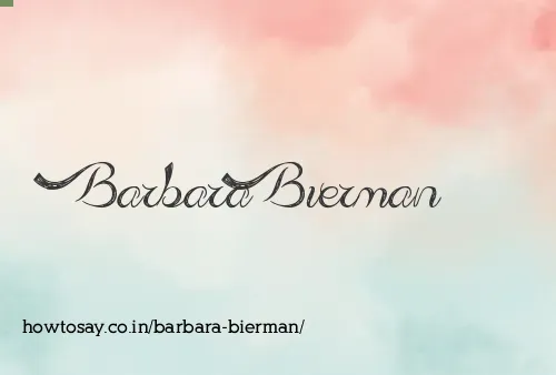 Barbara Bierman