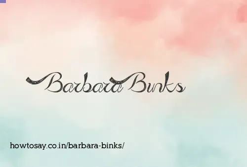 Barbara Binks
