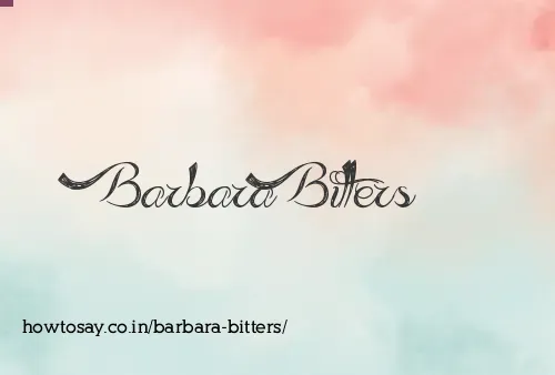 Barbara Bitters