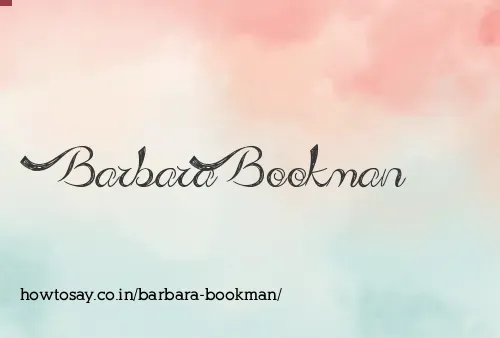 Barbara Bookman