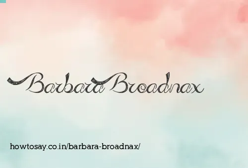 Barbara Broadnax