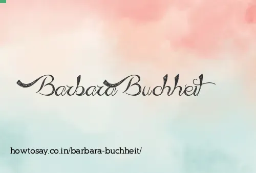 Barbara Buchheit