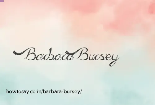 Barbara Bursey