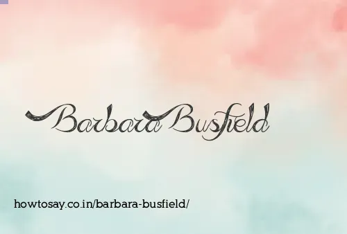 Barbara Busfield