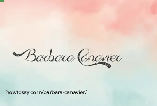 Barbara Canavier