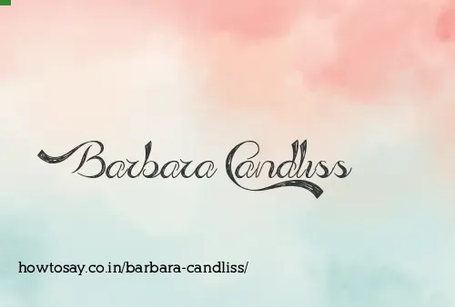 Barbara Candliss