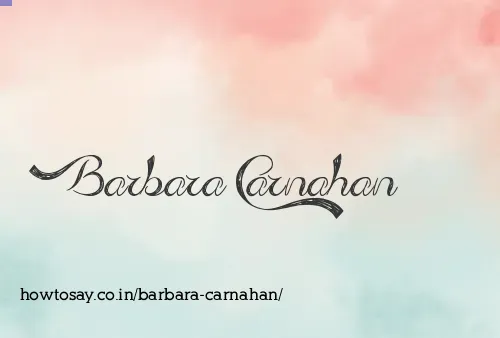 Barbara Carnahan