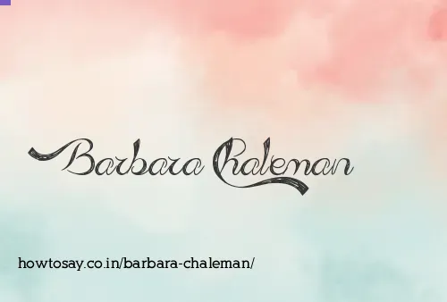 Barbara Chaleman