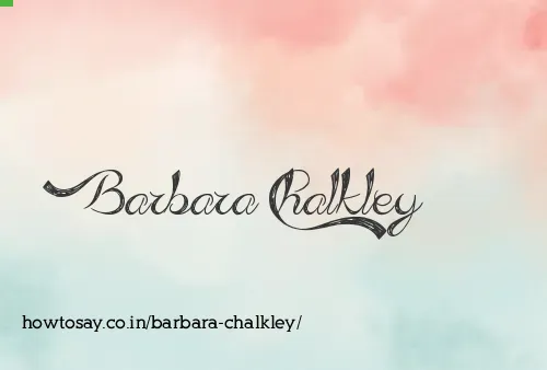 Barbara Chalkley