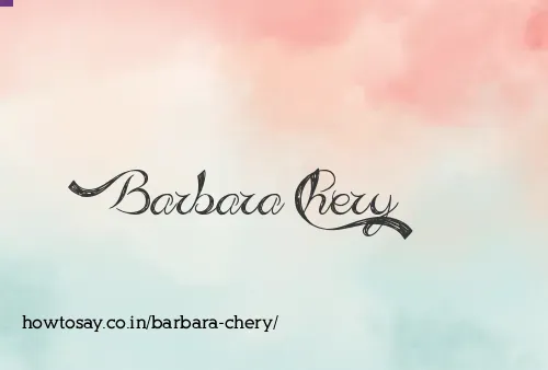 Barbara Chery
