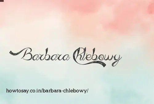 Barbara Chlebowy