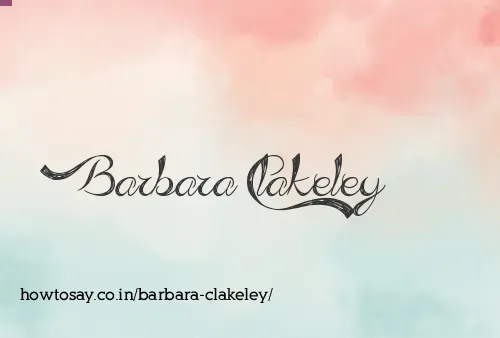 Barbara Clakeley