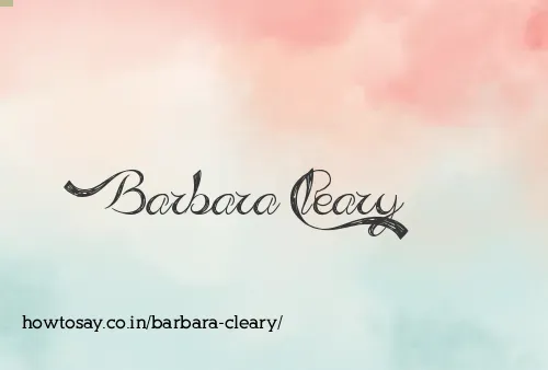 Barbara Cleary
