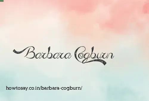 Barbara Cogburn