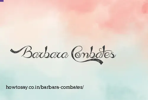 Barbara Combates