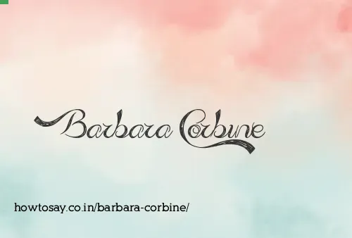 Barbara Corbine