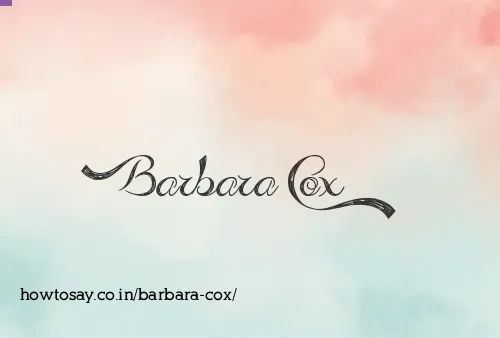Barbara Cox