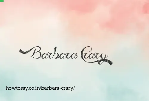 Barbara Crary