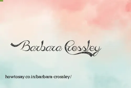 Barbara Crossley