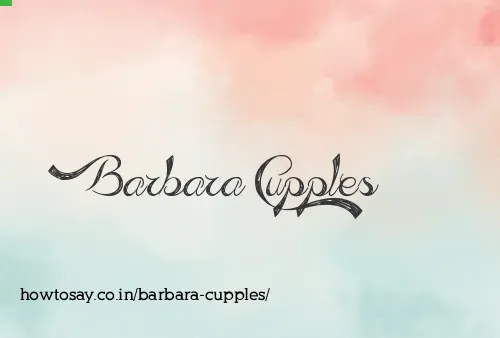 Barbara Cupples