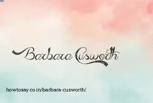 Barbara Cusworth