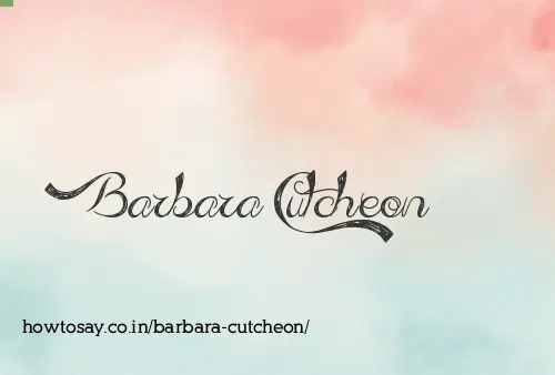 Barbara Cutcheon