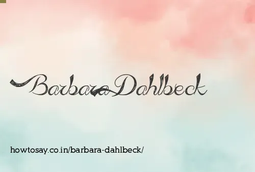 Barbara Dahlbeck