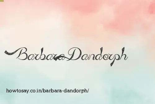 Barbara Dandorph