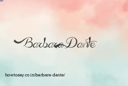 Barbara Dante