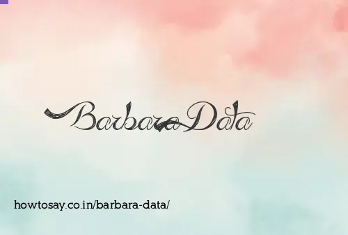 Barbara Data