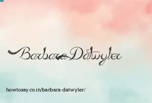 Barbara Datwyler