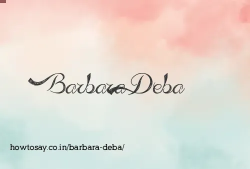 Barbara Deba