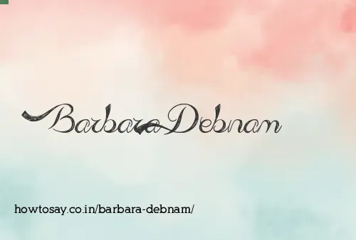 Barbara Debnam