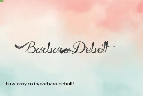 Barbara Debolt