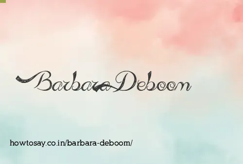 Barbara Deboom