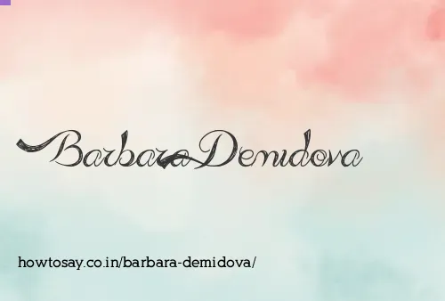 Barbara Demidova